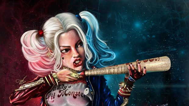 Harley Quinn Wide Screen Wallpaper HD.