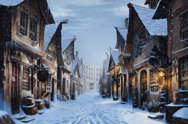 Harry Potter Winter Wallpaper.