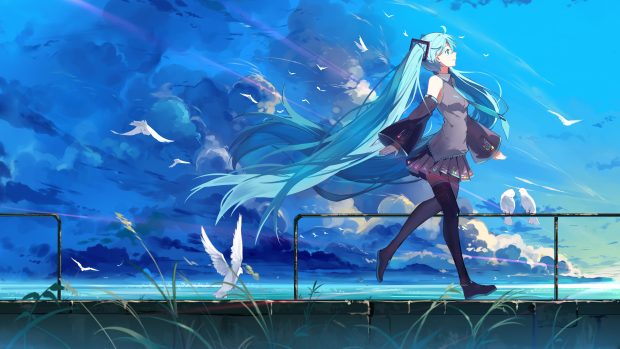 Hatsune Miku Wallpaper Free Download.