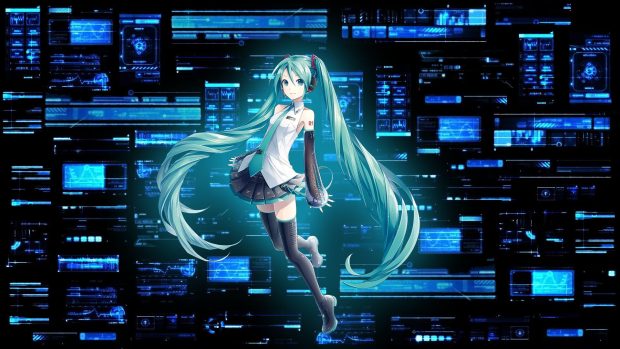 Hatsune Miku Wallpaper HD Free download.