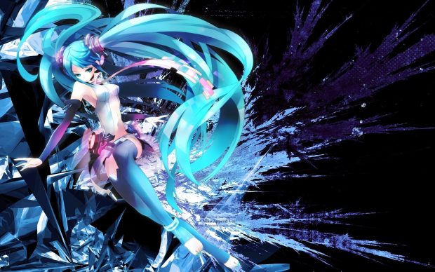 Hatsune Miku Wide Screen Wallpaper HD.