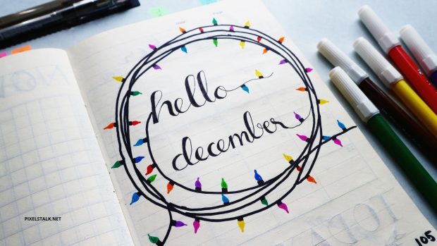 Hello December Desktop Wallpaper Free.