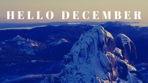 Hello December Wallpaper for Desktop.