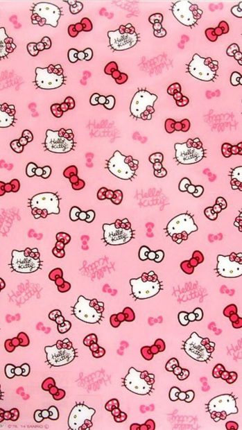 Hello Kitty Aesthetic Backgrounds for Android.