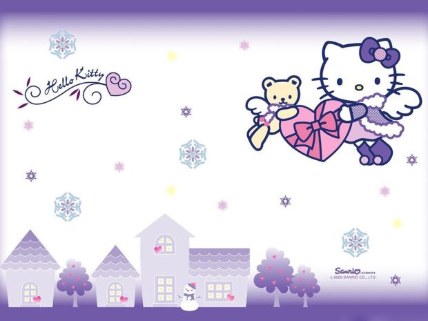 Hello Kitty Aesthetic HD Wallpaper.