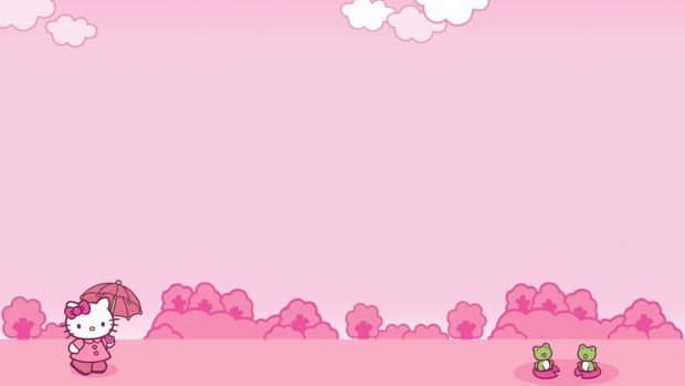 Hello Kitty Aesthetic Wallpaper 1920x1080.