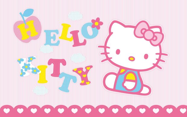 Hello Kitty Aesthetic Wallpaper HD Free download.