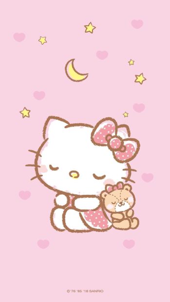 Hello Kitty Aesthetic Wallpaper for Android.