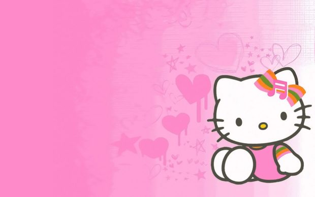 Hello Kitty Cute Cartoon Wallpaper HD.