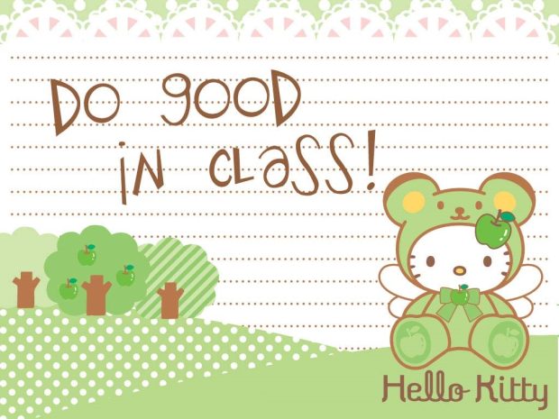 Hello Kitty Easter Bunny Cute Wallpaper HD.