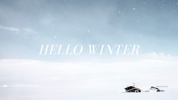 Hello Winter 2021 Desktop Wallpaper HD.