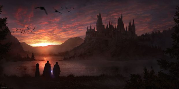 Hogwarts Wallpaper HD Free download.