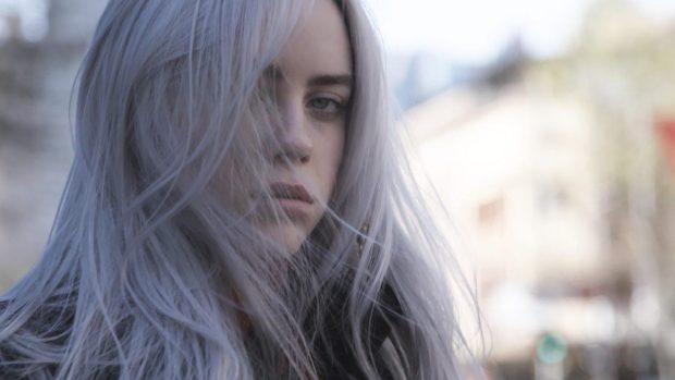 Hot Billie Eilish Aesthetic Background.