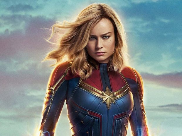 Hot Captain Marvel Wallpaper HD.