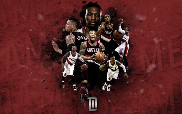 Hot Damian Lillard Background.