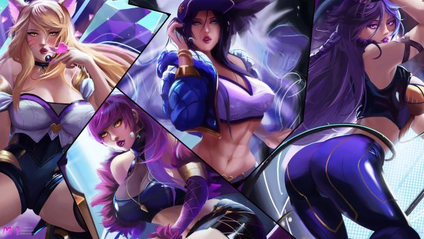 Hot KDA Wallpaper HD.