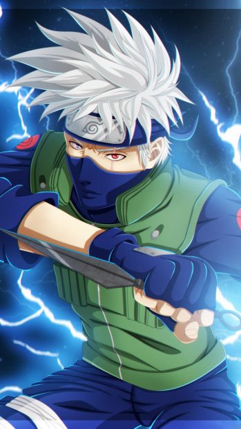 Hot Kakashi Aesthetic iPhone Wallpaper HD.