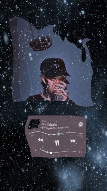 Hot Lil Peep Aesthetic Background.
