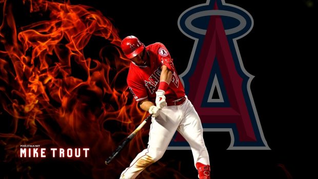 Hot Mike Trout Background.