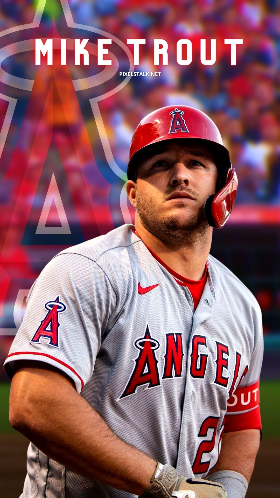 Mike Trout Famous American Baseball Player Wallpaper  HD Wallpapers