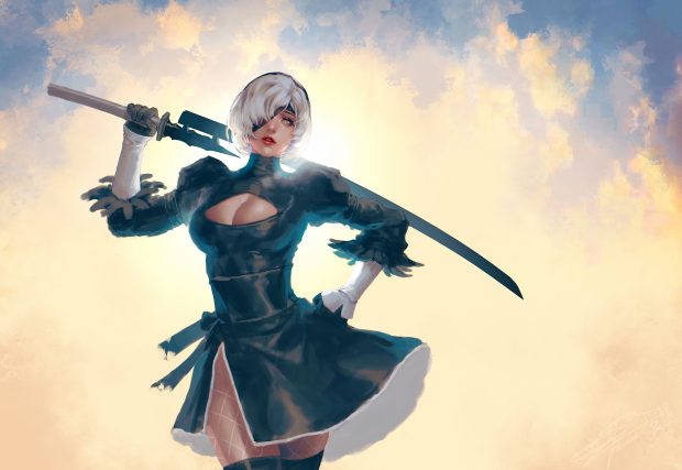 Hot Nier Automata Wallpaper HD.