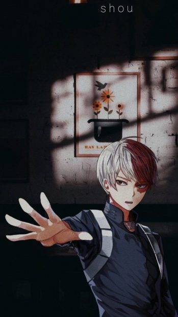 Hot Todoroki Aesthetic Background.