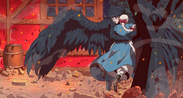 Howls Moving Castle HD Wallpaper Free download.