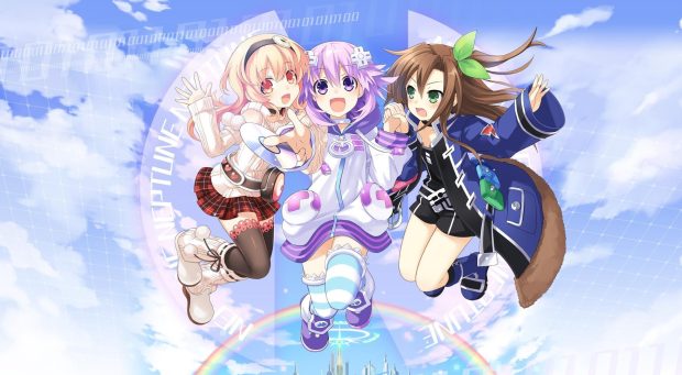 Hyperdimension Neptunia Desktop Wallpaper.