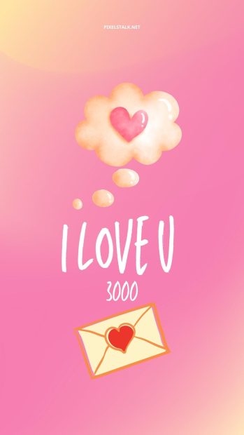 I Love You Valentines iPhone Wallpaper (1).