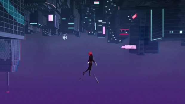 Into The Spider Verse Wide Screen Wallpaper HD.