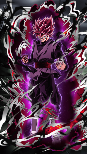 Iphone Goku Black Wallpaper HD.