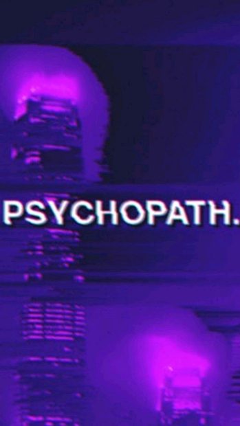 Iphone Purple Aesthetic Wallpaper Psychopath.