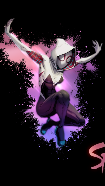 Iphone Spider Gwen Wallpaper HD.