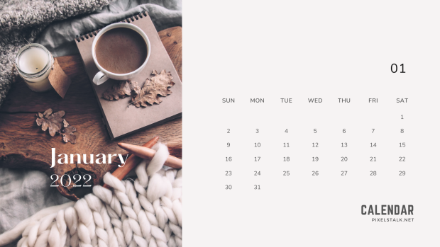 January Calendar 2022 desktop Wallpapers.