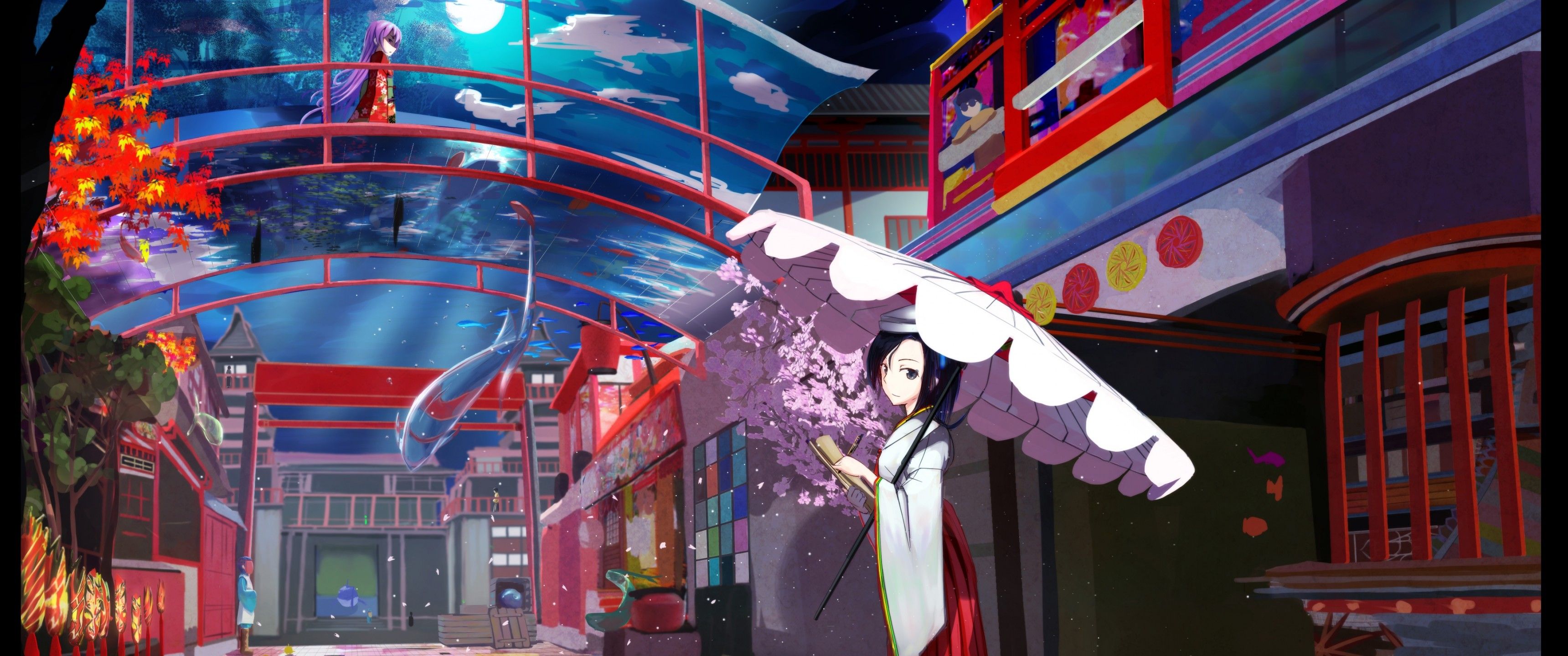 Wallpaper car supercar japan anime art street cyberpunk kanji  japanse images for desktop section арт  download