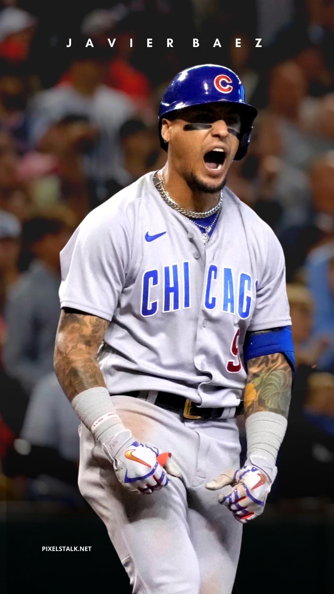 Javier El Mago Báez  Chicago Cubs  Baseball wallpaper Cubs wallpaper  Chicago cubs wallpaper