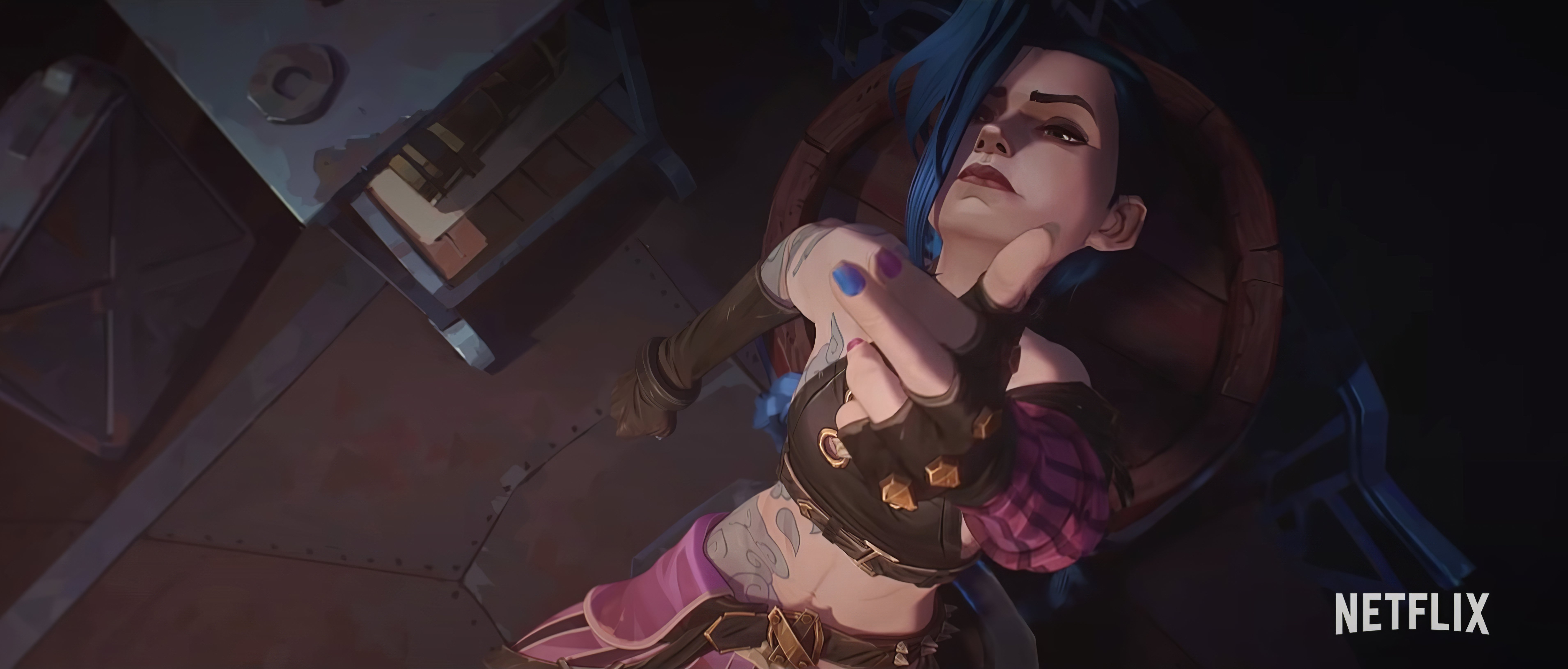 Jinx Arcane Series Wallpaper 4K PC Desktop 5361e