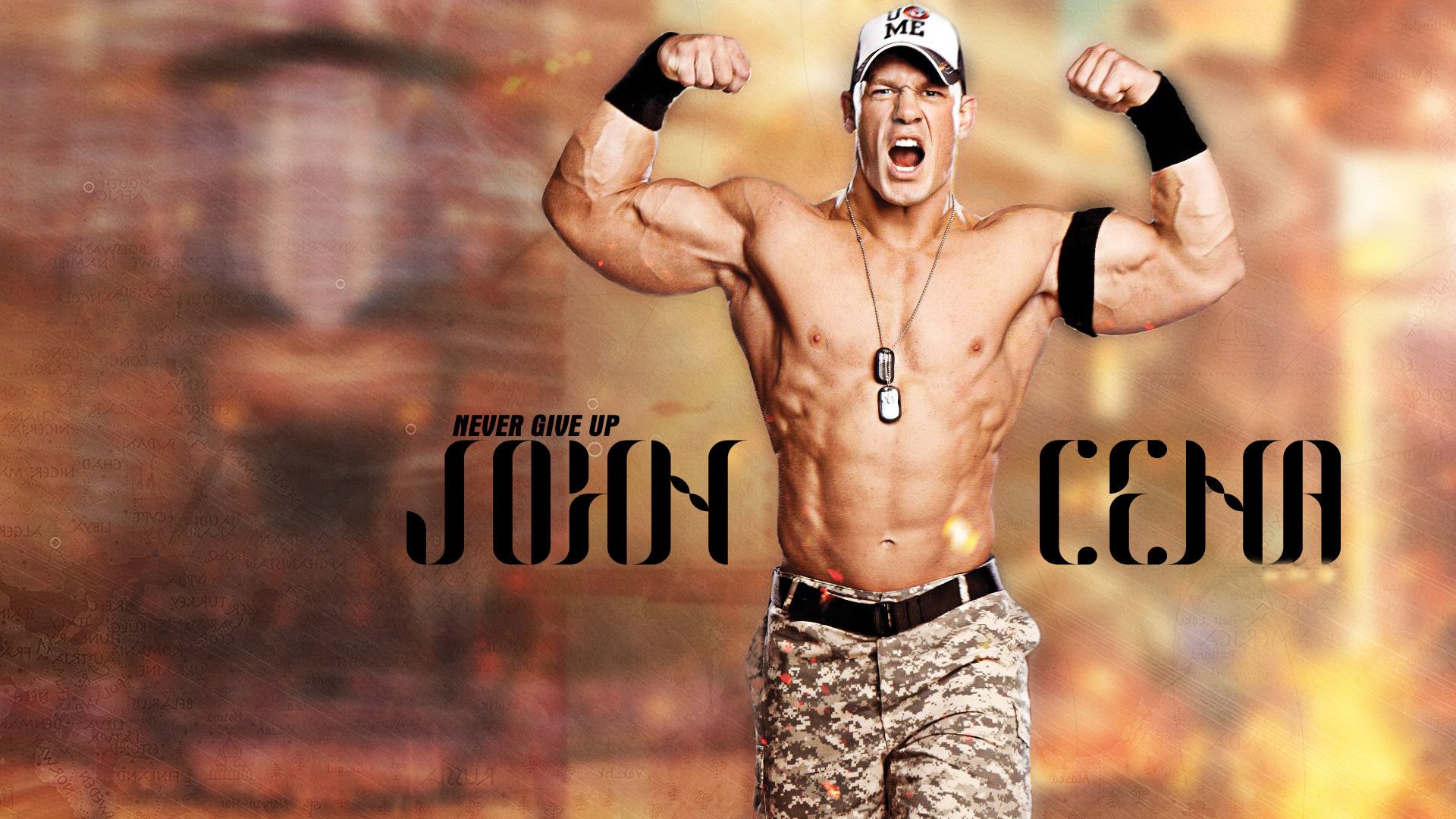 Download wallpapers John Cena, 4k, american wrestlers, WWE, wrestling, neon  lights, John Felix Anthony Cena Jr, wrestlers, John Cena 4K for desktop free.  Pictures for desktop free