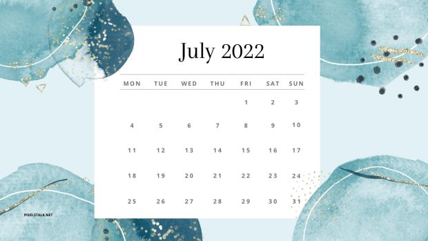 July 2022 Calendar Background HD Free download.