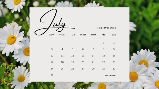 July 2022 Calendar Wallpaper Desktop.