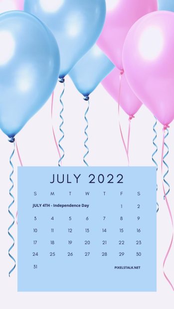 July 2022 Calendar iPhone HD Wallpaper Free download.
