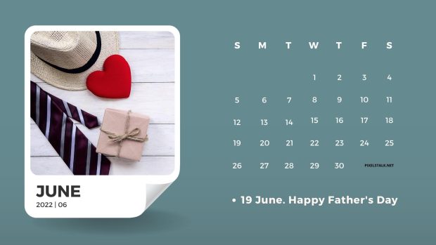 June 2022 Calendar HD Wallpaper.