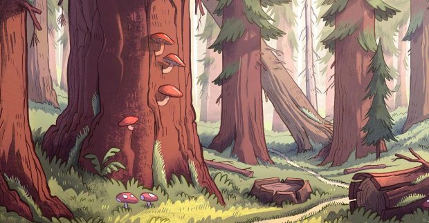 Jungle Gravity Falls Background HD.