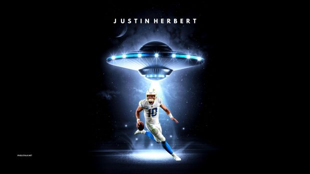 Justin Herbert Desktop Wallpaper.