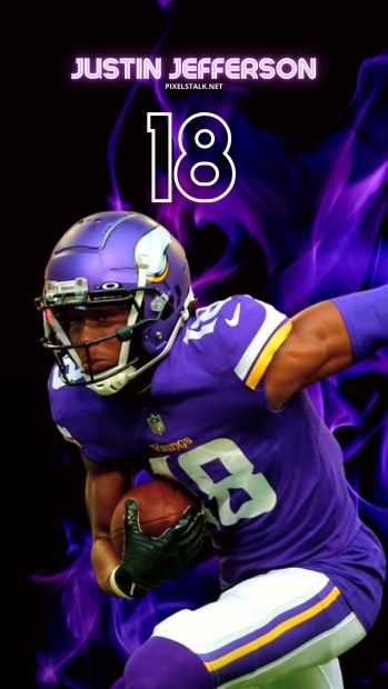 Justin Jefferson Background for Android.