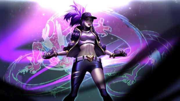 KDA Wallpaper Akali HD.