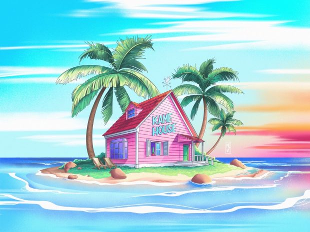 Kame House HD Wallpaper Free download.