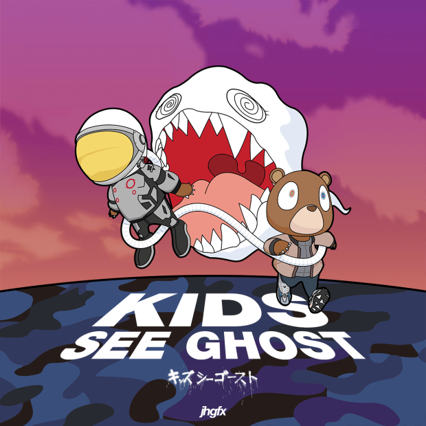 Kids See Ghosts HD Wallpaper Free download.