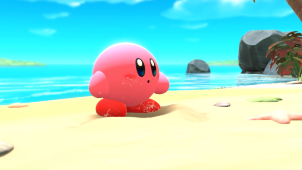 Kirby Wide Screen Background.