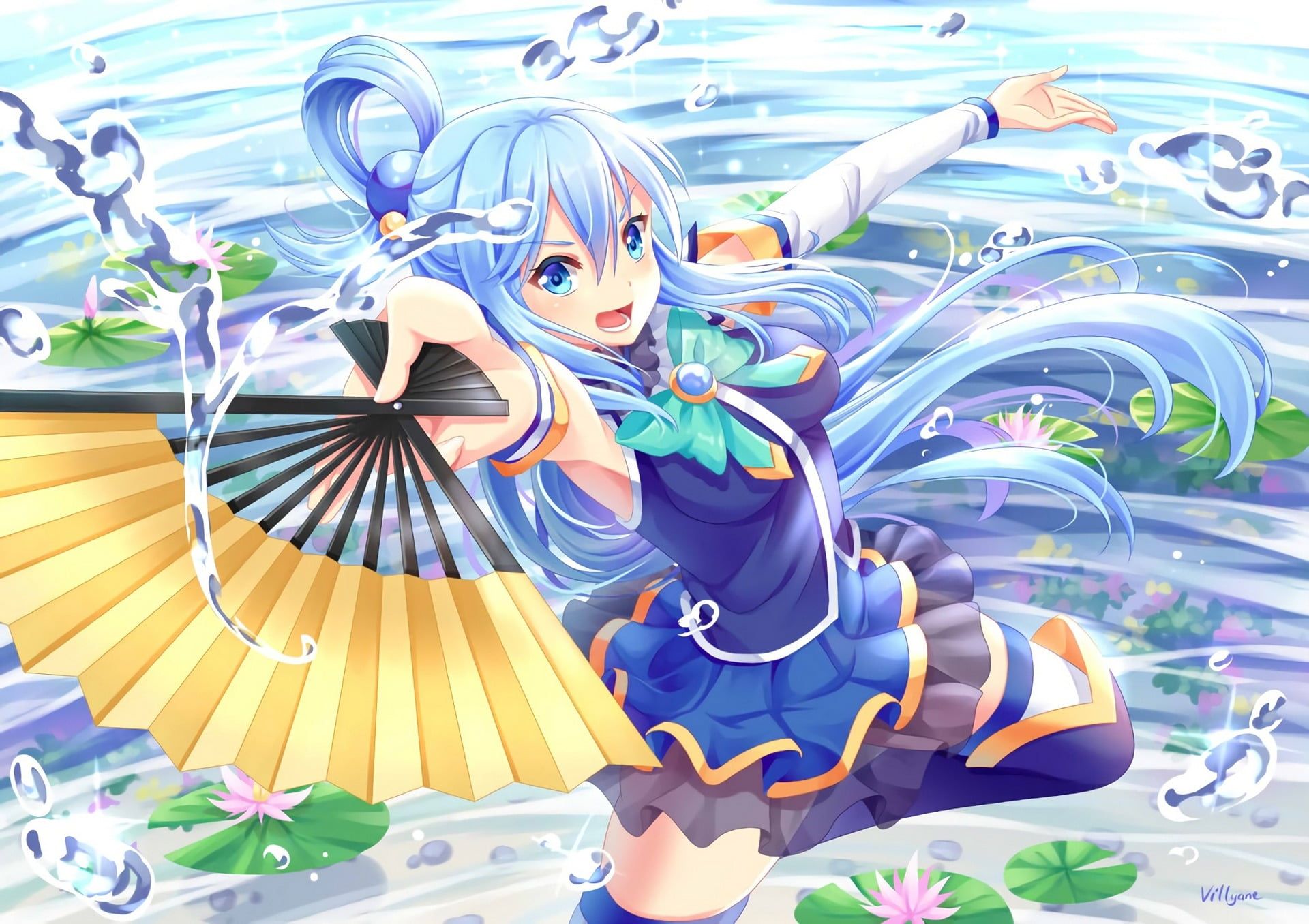 Kono Subarashii Sekai ni Shukufuku wo Anime girls Aqua KonoSuba HD  Wallpapers  Desktop and Mobile Images  Photos